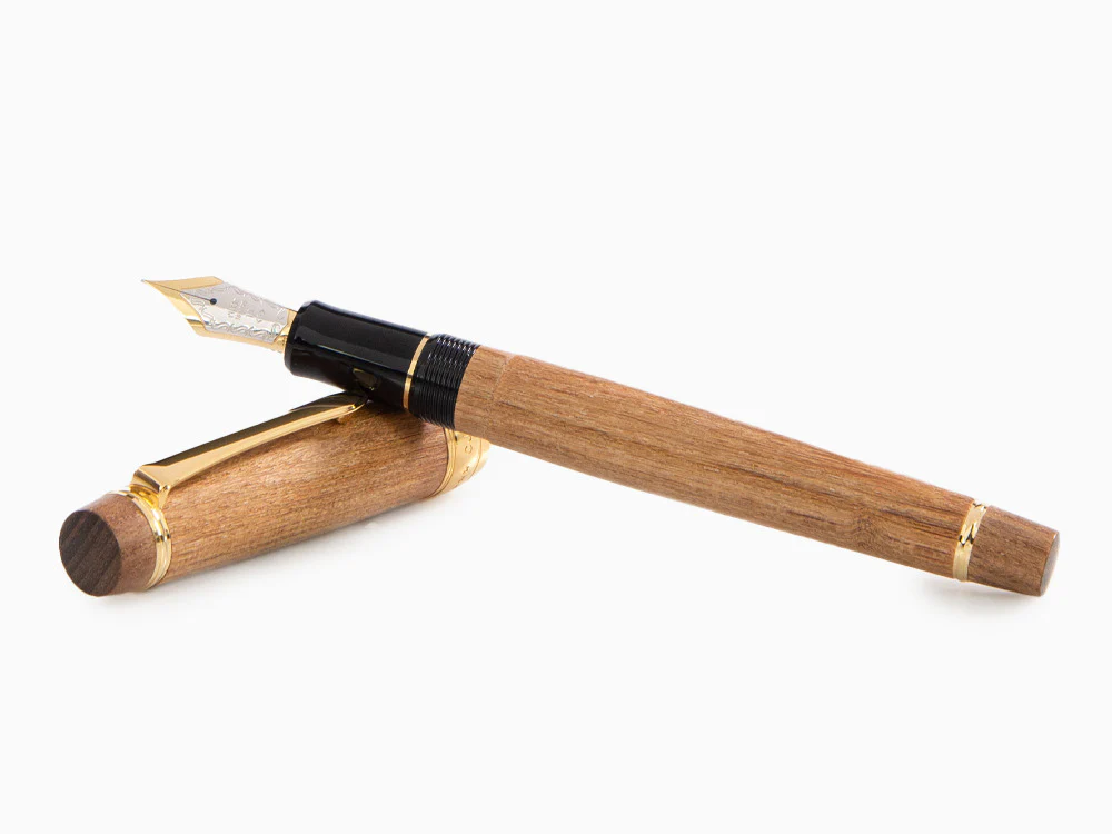 Pilot Custom Enju Fountain Pen, Wood, Gold plated, Brown, FKV-5MK-ME - Image 8