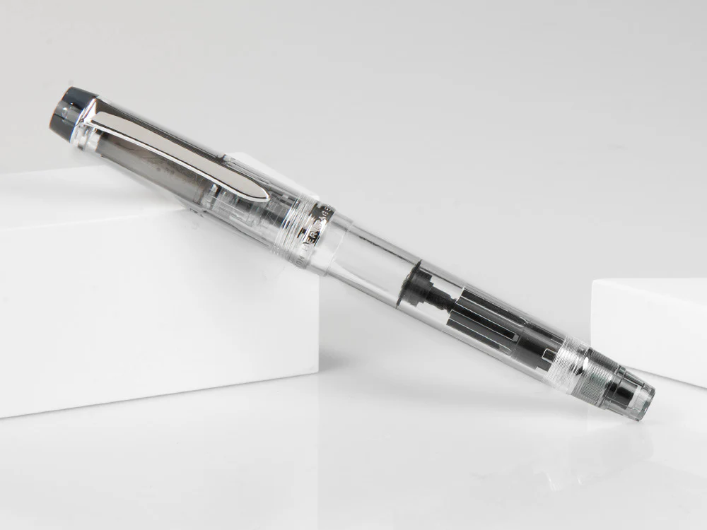 Pilot Custom Heritage 92 Fountain Pen, Resin, Chrome, Transparent - Image 7