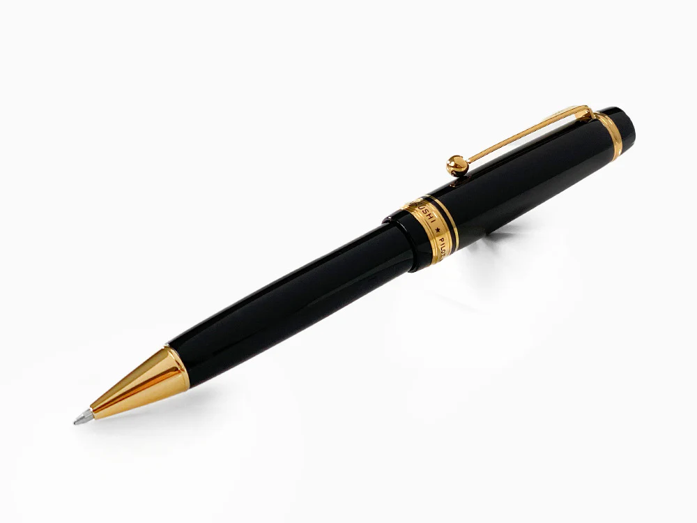 Pilot Custom Urushi Ballpoint pen, Ebonite, Gold plated, Black, BKV-45R-B - Image 2