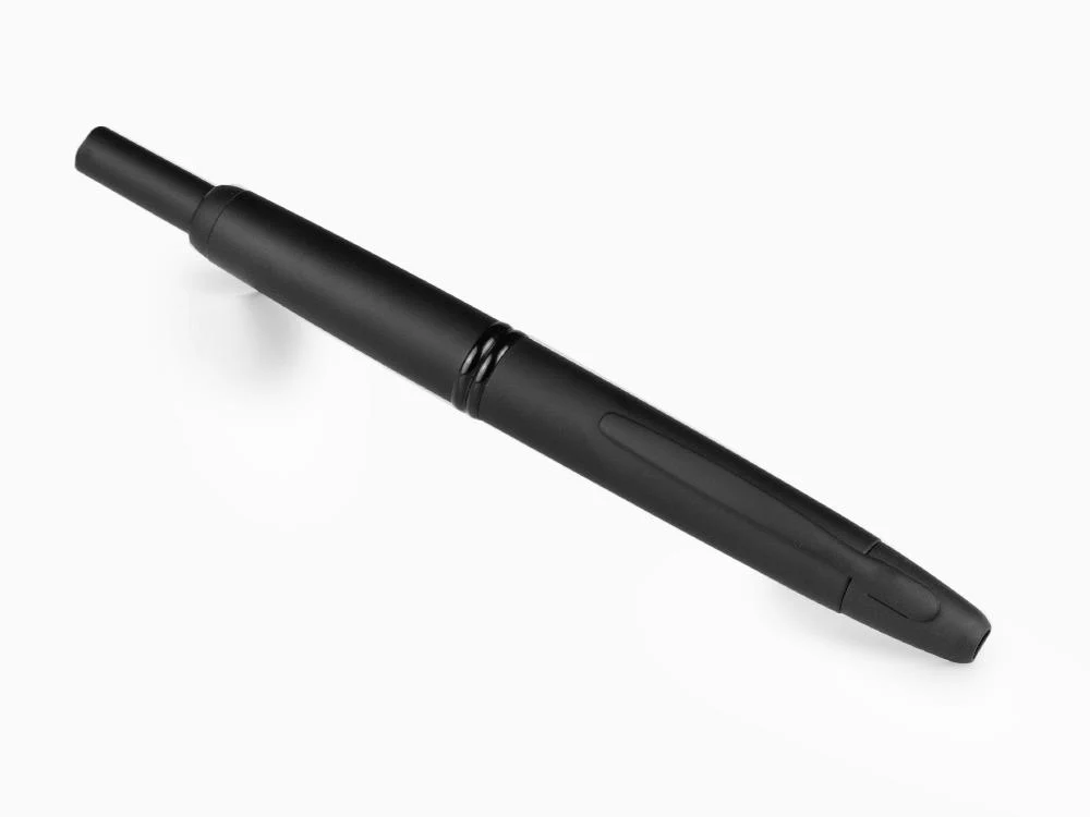 Pilot Fountain Pen Retractable Black Matte Capless - Image 3