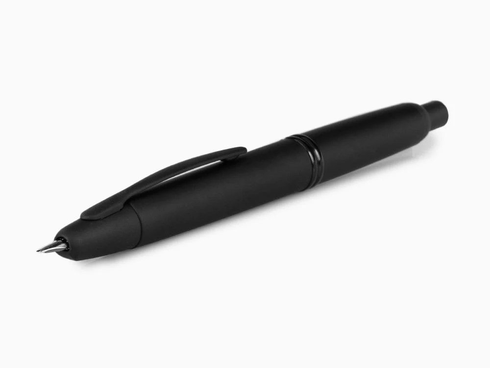 Pilot Fountain Pen Retractable Black Matte Capless - Image 6