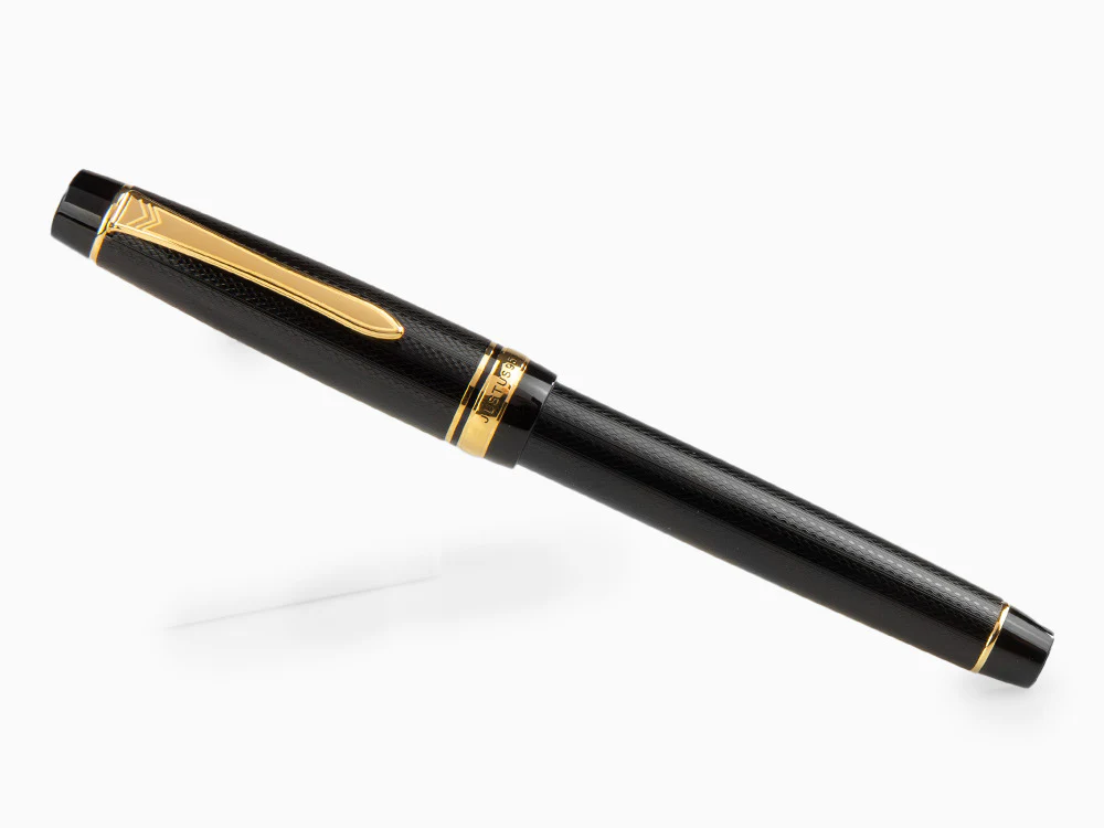 Pilot Justus 95 Fountain Pen, Resin, Gold plated, Black, FJ-3MR-NB-NT - Image 3