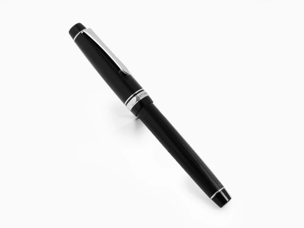 Pilot Justus 95 Fountain Pen, Resin, Rhodium trim, Black, FJ-3MRR-NB-NT - Image 3