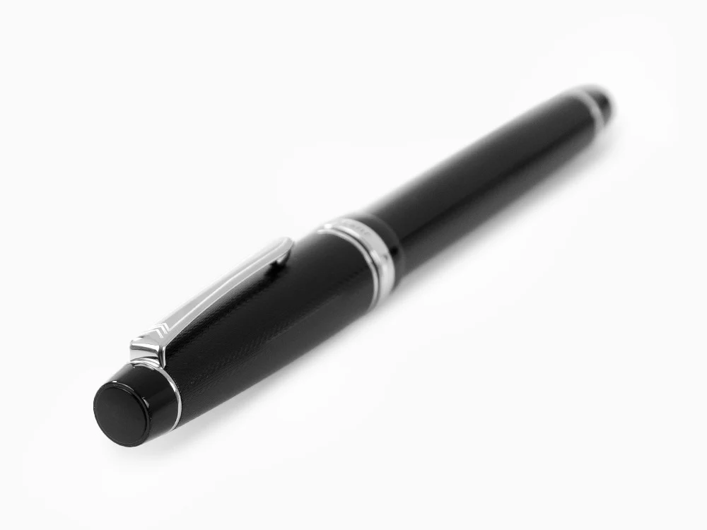 Pilot Justus 95 Fountain Pen, Resin, Rhodium trim, Black, FJ-3MRR-NB-NT - Image 6