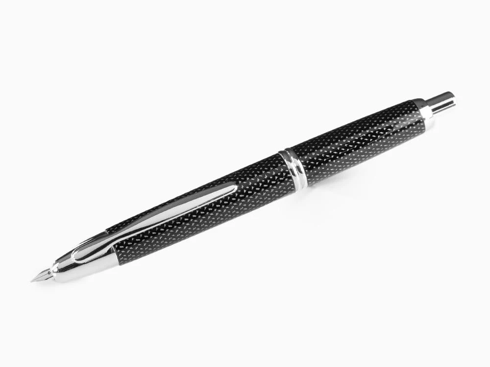 Pilot Retractable Fountain Pen Carbonesque Black  "Capless" - Image 2
