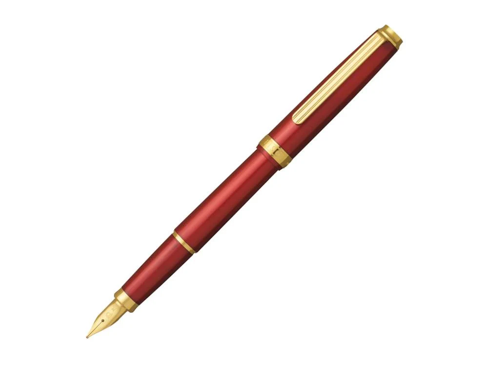 Platinum BISO Flame Red Fountain Pen, PTL-15000-11 - Image 2