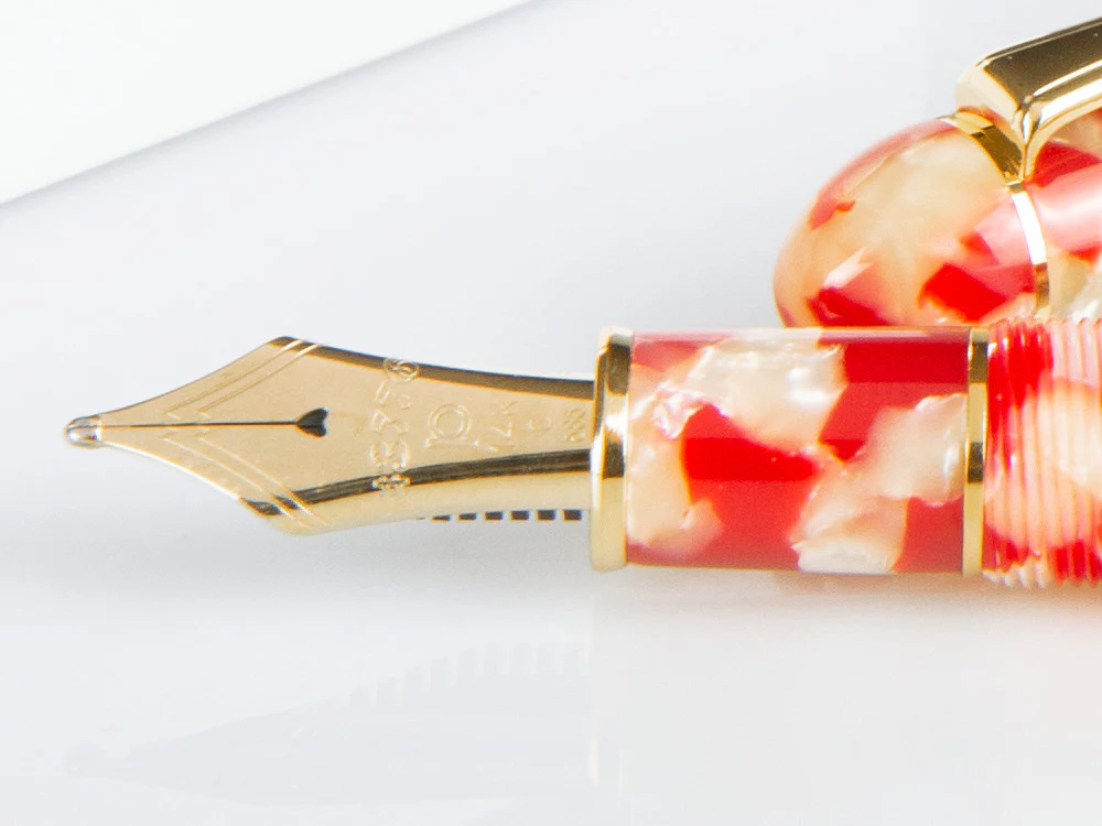 Platinum Celluloid Fountain Pen  #24 Koi Gold Trims - PTB-30000S-24 - Image 5