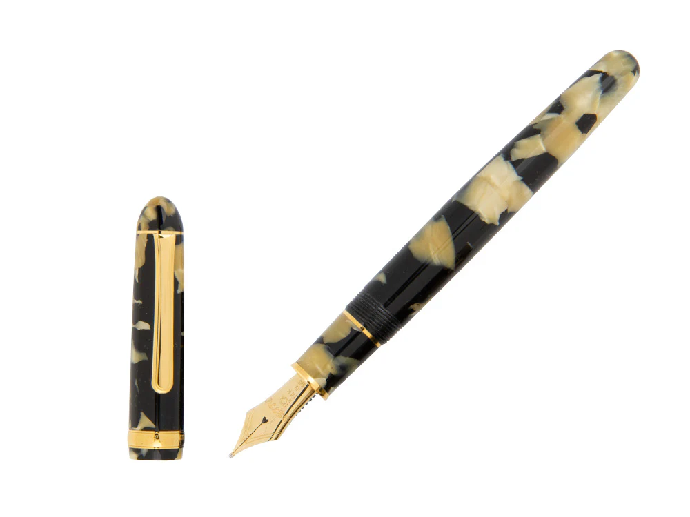 Platinum Celluloid Fountain Pen  Calicó Gold Trims - PTB-30000S-67