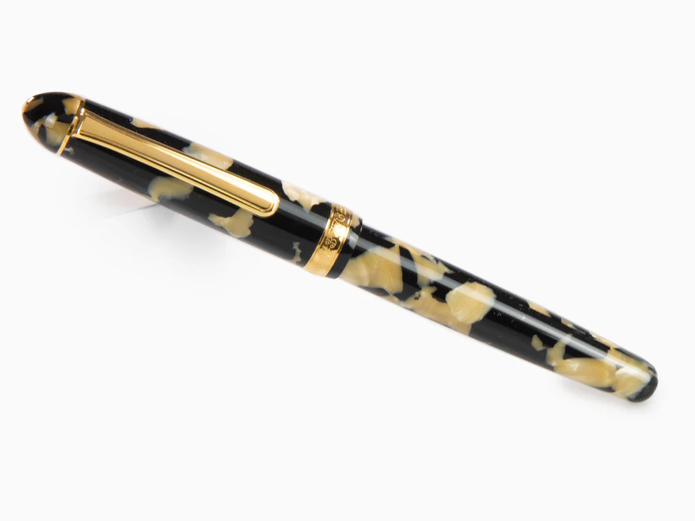 Platinum Celluloid Fountain Pen  Calicó Gold Trims - PTB-30000S-67 - Image 3