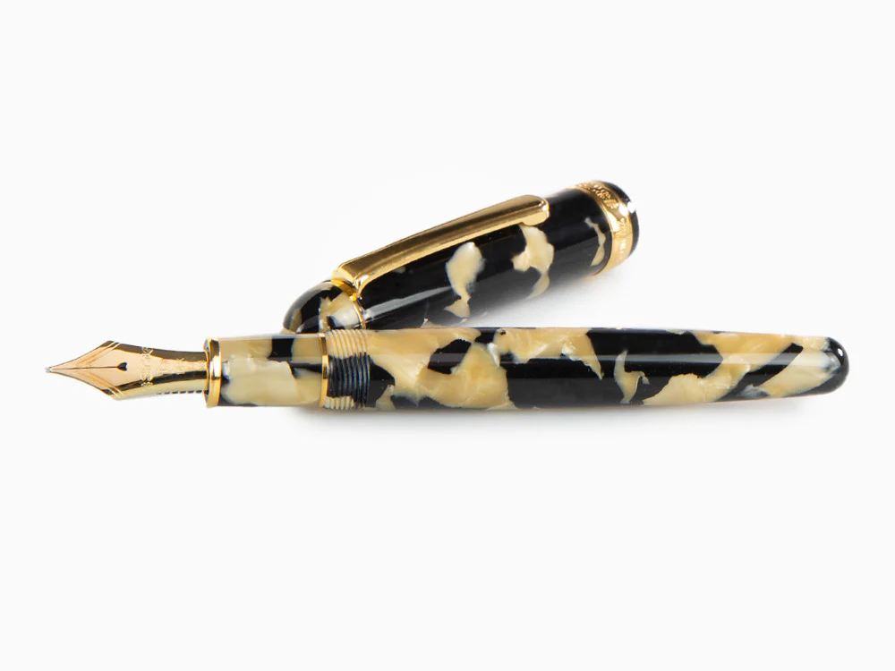 Platinum Celluloid Fountain Pen  Calicó Gold Trims - PTB-30000S-67 - Image 7