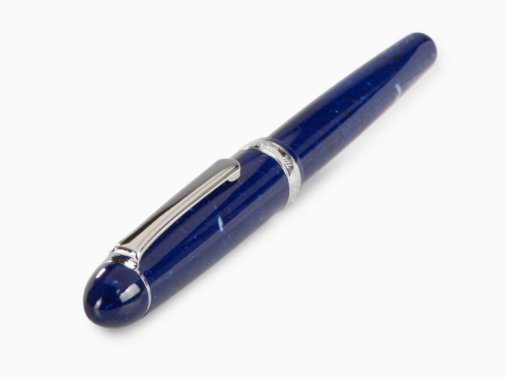 Platinum Celluloid Fountain Pen Midnight Ocean, Rhodium trim - Image 6