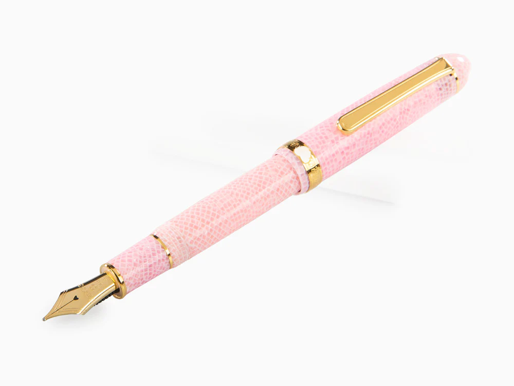 Platinum Celluloid Fountain Pen Sakura, Gold trim, PTB-30000S-40 - Image 4