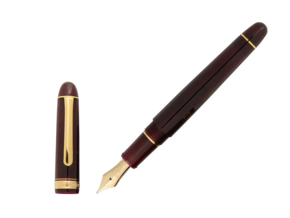 Platinum Century Bourgogne Fountain Pen, Resin, PNB-15000A-71