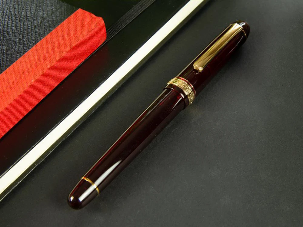Platinum Century Bourgogne Fountain Pen, Resin, PNB-15000A-71 - Image 3