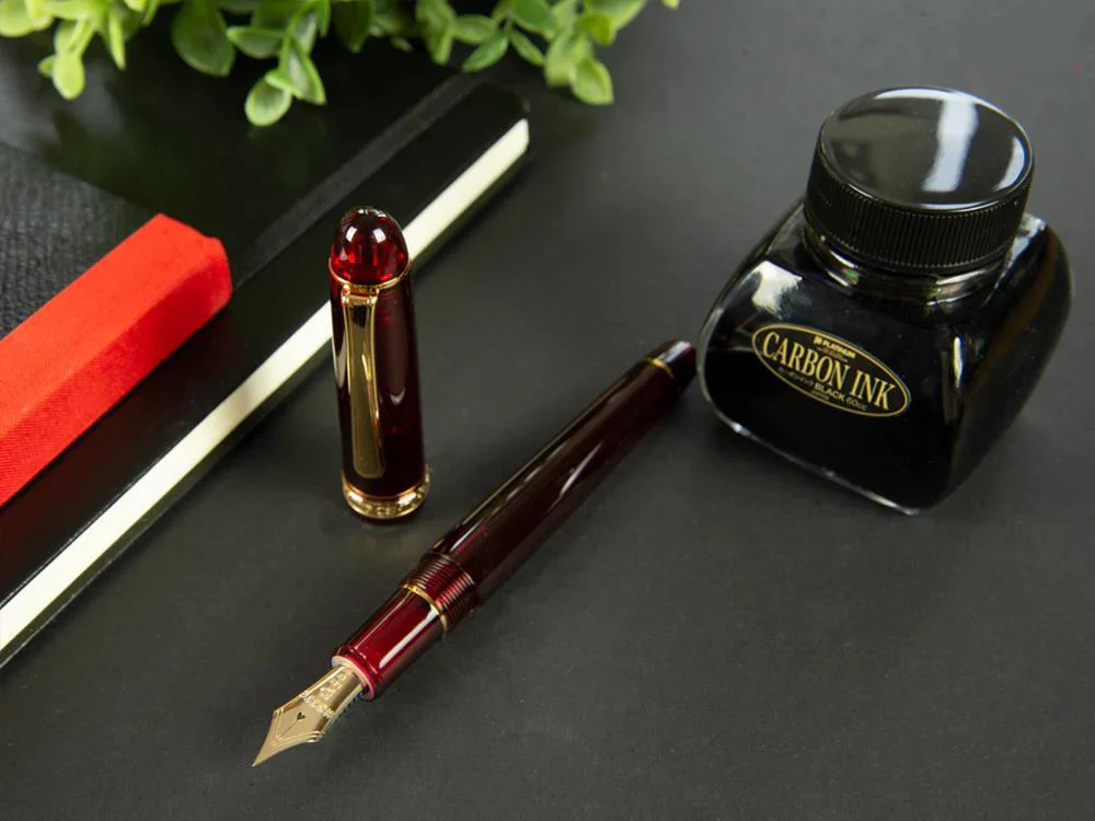 Platinum Century Bourgogne Fountain Pen, Resin, PNB-15000A-71 - Image 6