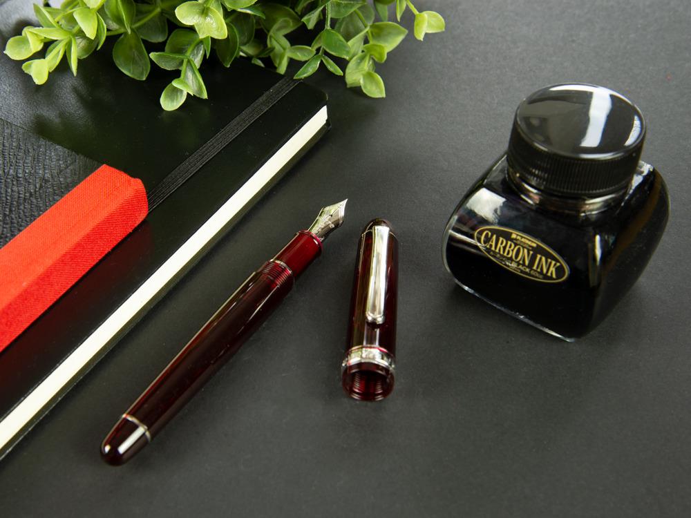 Platinum Century Bourgogne Fountain Pen, Resin, PNB-18000CR-71 - Image 2