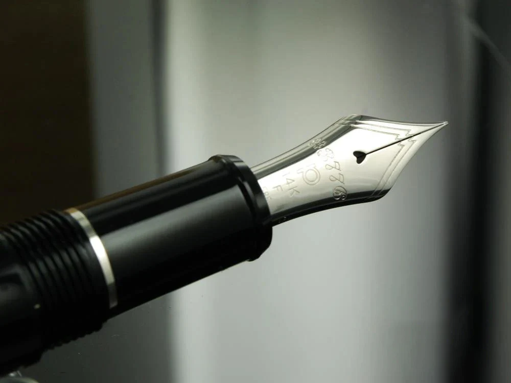 Platinum Century Fountain Pen, Resin, Chrome Trim, PNB-18000CR-7 - Image 4