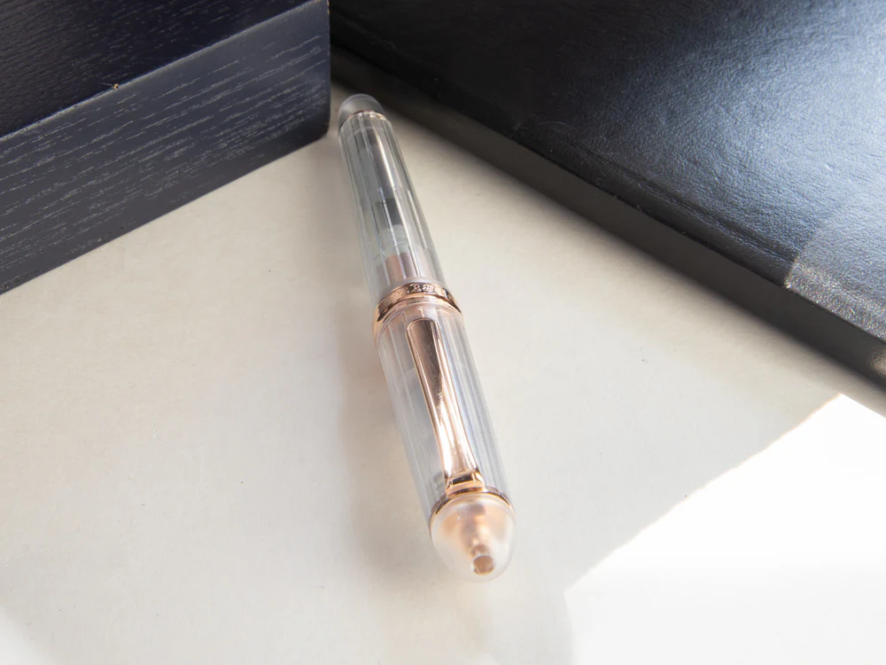 Platinum Century Fountain Pen, Resin, Rose gold trim, PNB-20000R-5 - Image 6