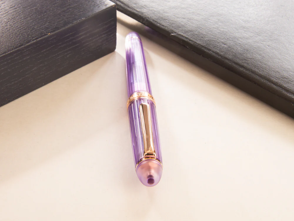 Platinum Century  Nice Lavande Fountain Pen, Rose Gold, PNB-20000R-87 - Image 4