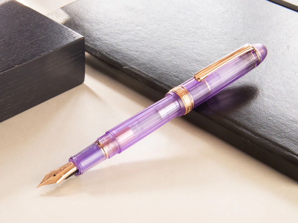 Platinum Century  Nice Lavande Fountain Pen, Rose Gold, PNB-20000R-87 - Image 7