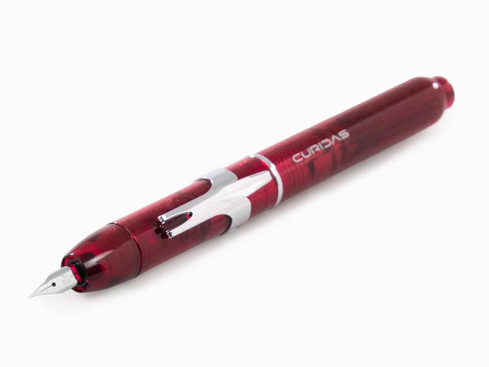 Platinum Curidas Fountain Pen, Retractable, Gran Red, PKN-7000-77 - Image 7