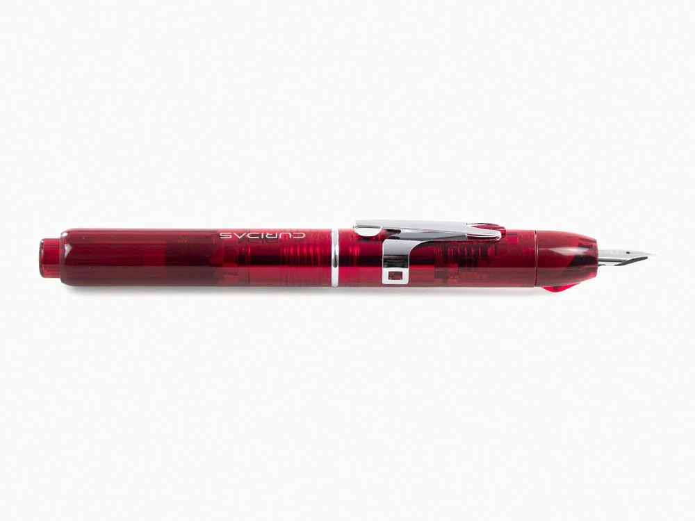 Platinum Curidas Fountain Pen, Retractable, Gran Red, PKN-7000-77 - Image 9