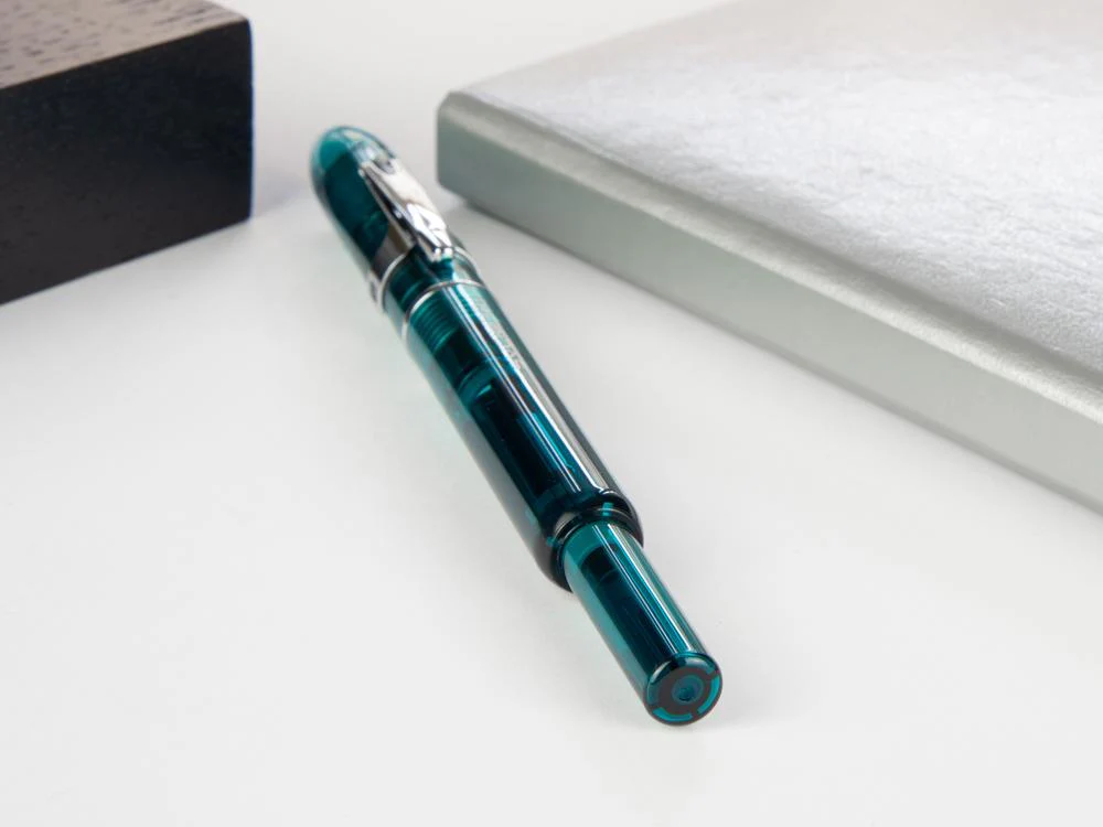 Platinum Curidas Fountain Pen, Retractable, Urban Green, PKN-7000-43 - Image 6