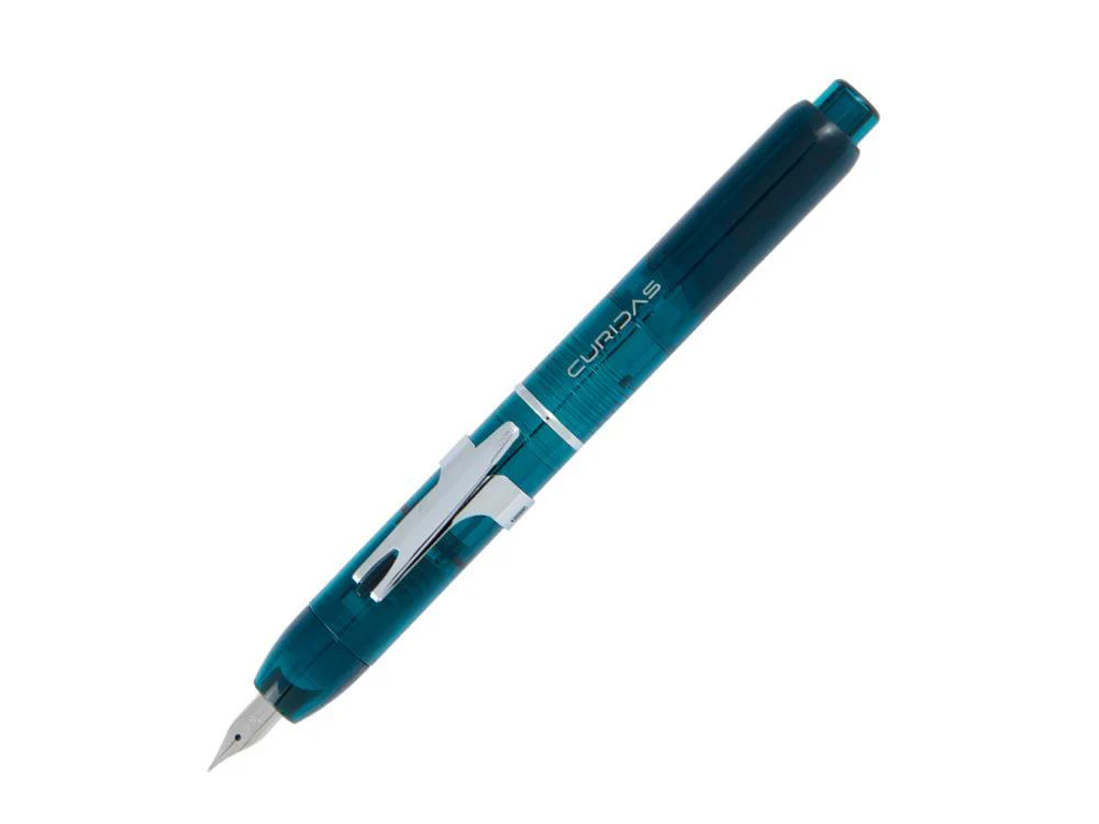 Platinum Curidas Fountain Pen, Retractable, Urban Green, PKN-7000-43 - Image 7
