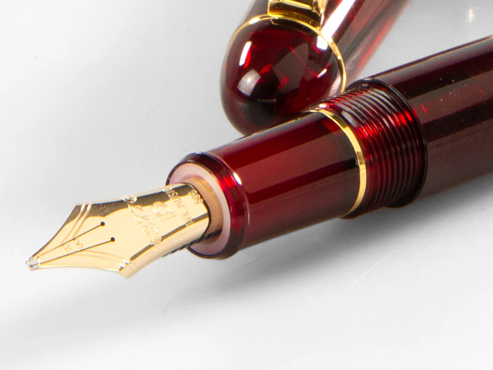 Platinum Fountain Pen, Century Music Burgundy, PNBM-20000-71 - Image 5