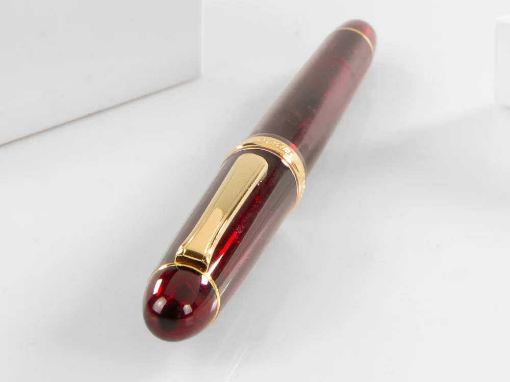 Platinum Fountain Pen, Century Music Burgundy, PNBM-20000-71 - Image 8