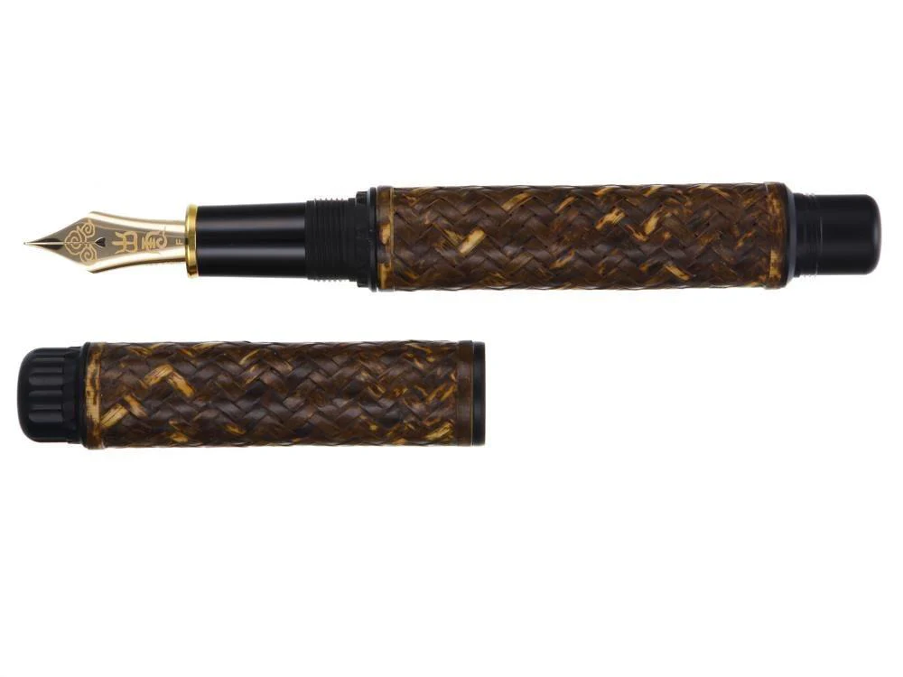 Platinum Izumo Bamboo Torafu Fountain Pen, Brown, PBA-120000Y-10 - Image 4
