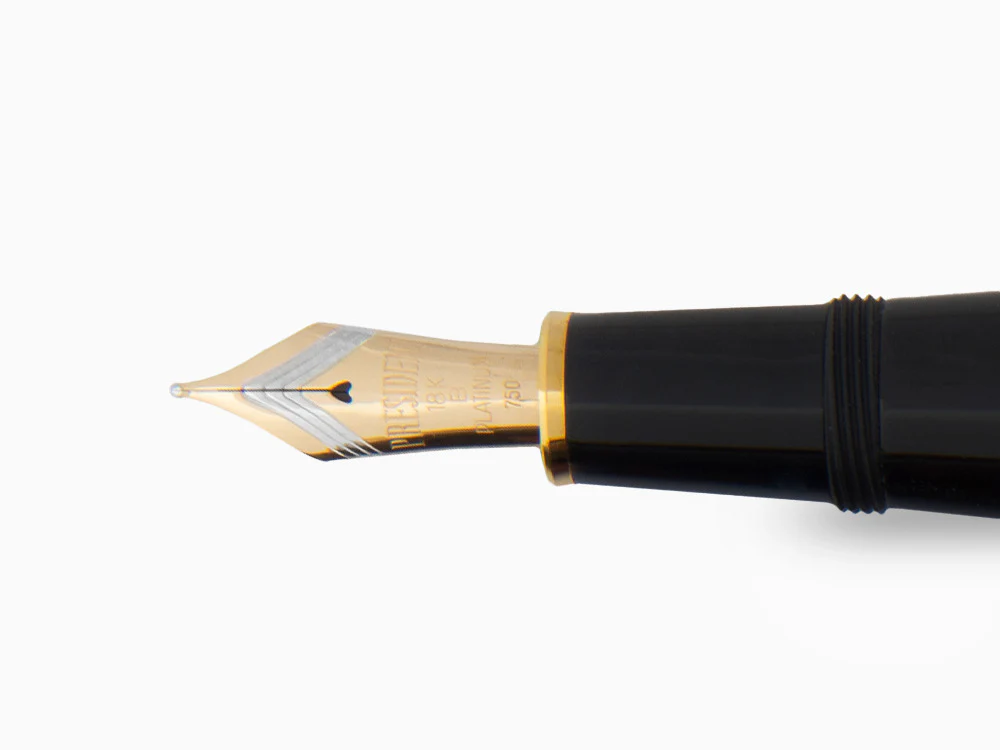 Platinum Izumo Fountain Pen, Black,Ginsen Yakumo, Maki-e - Image 4