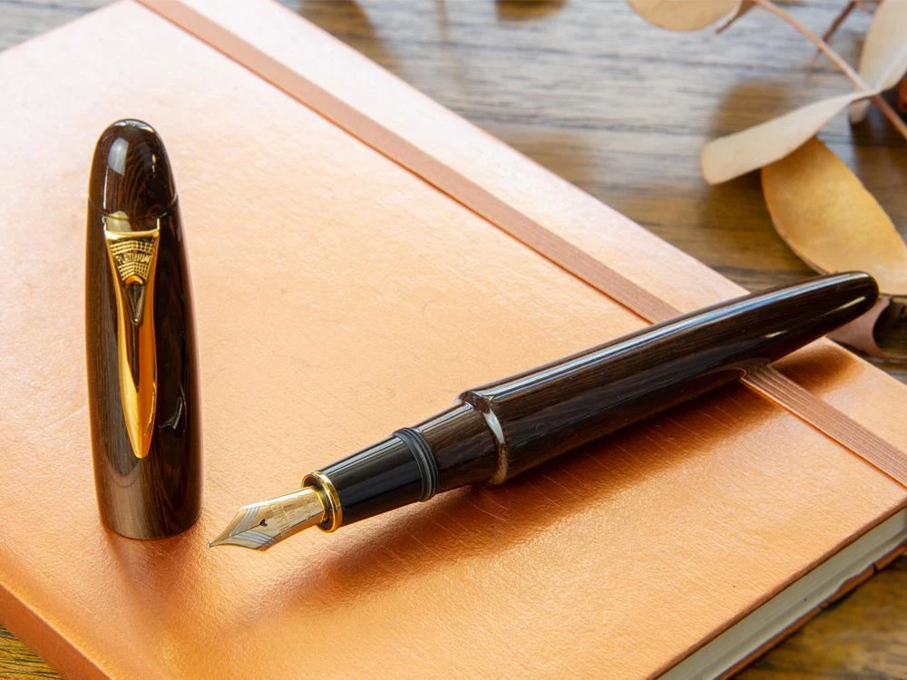 Platinum Izumo Fountain Pen, Brown, Tagayasan wood, PIZ-50000T-21 - Image 8