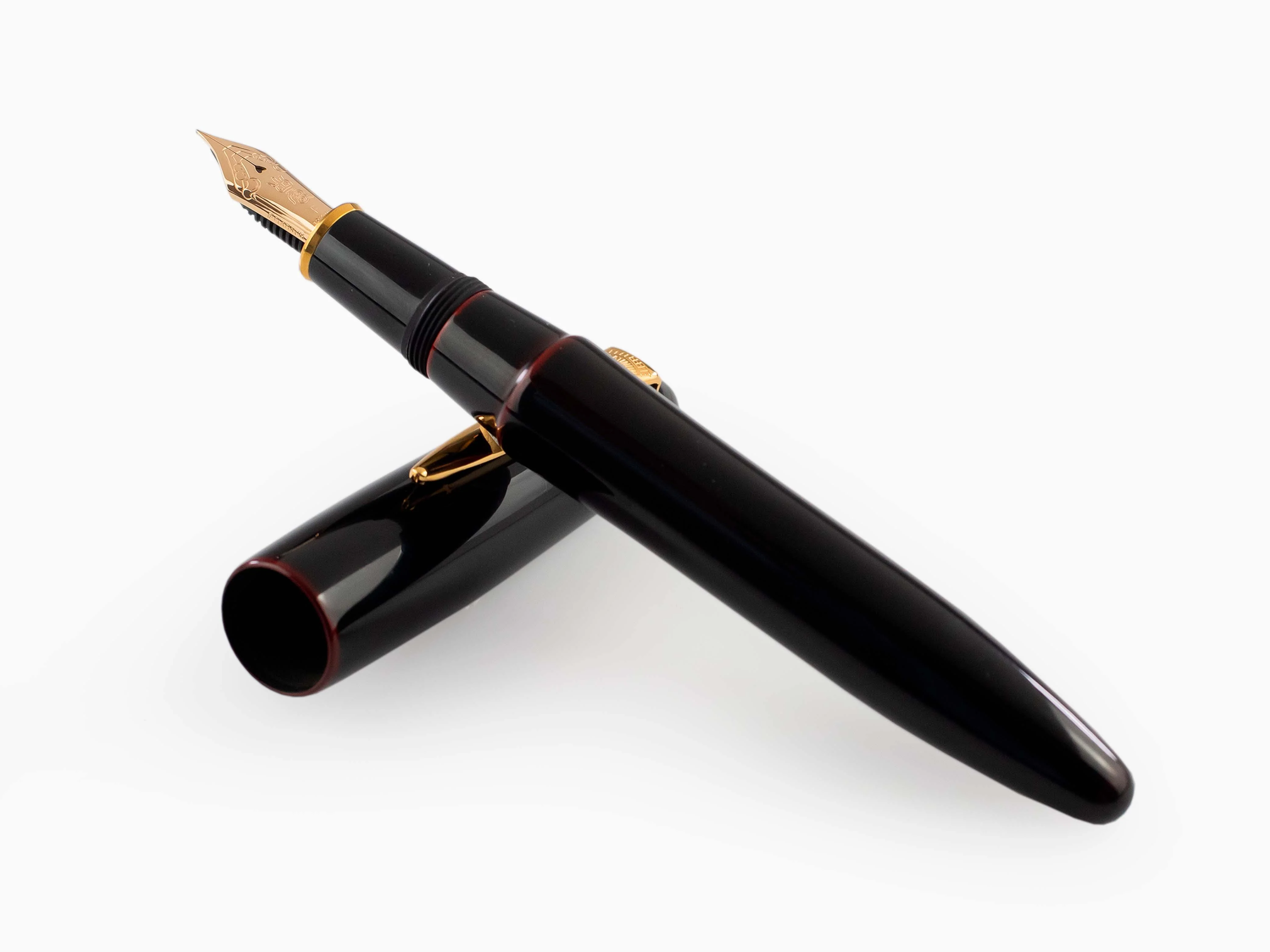 Platinum Izumo Fountain Pen, Red, Ebonite, Tamenuri PIZ-55000-28 - Image 8