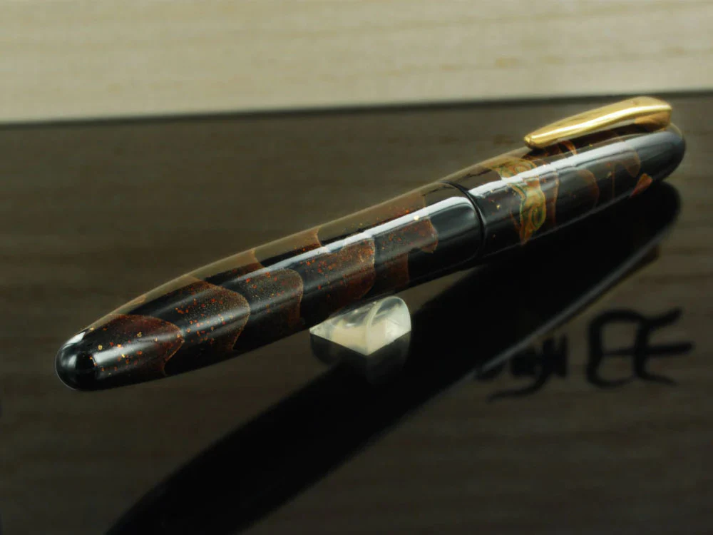 Platinum Izumo Fountain Pen Togi Yakumo, Maki-e - Image 7