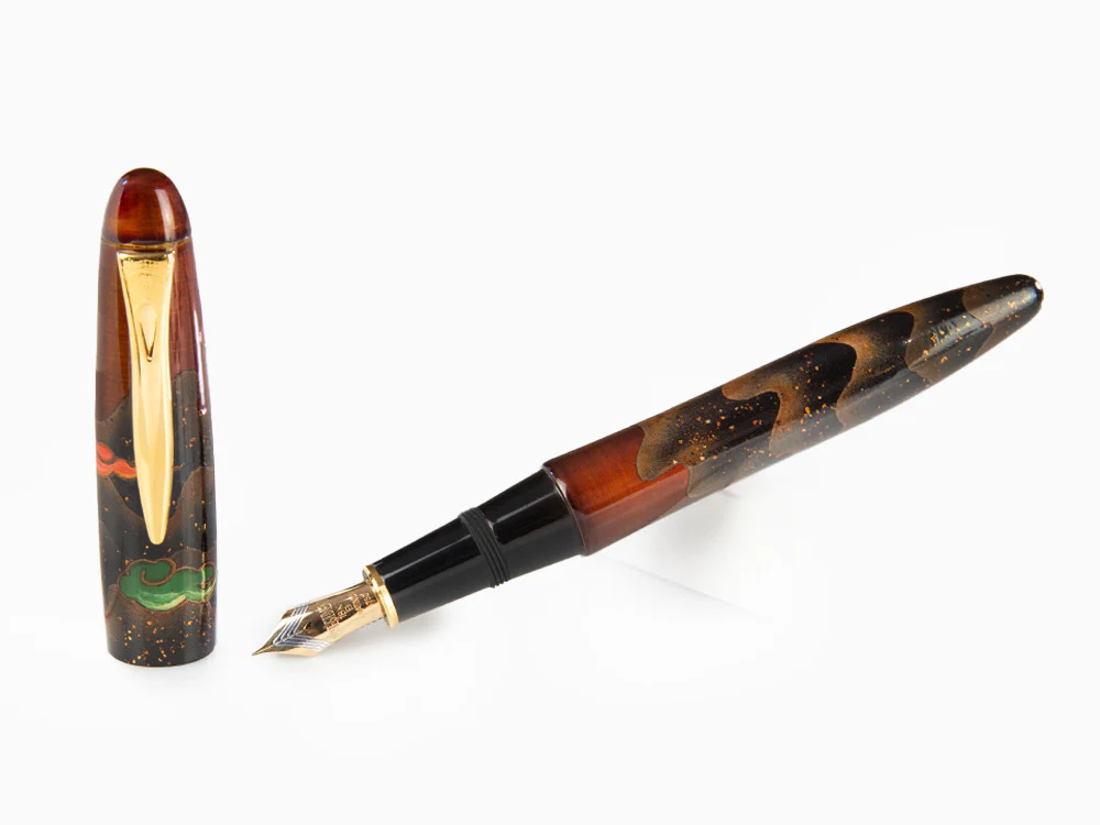 Platinum Izumo Fountain Pen Yakumo Byakudan, Maki-e - Image 2
