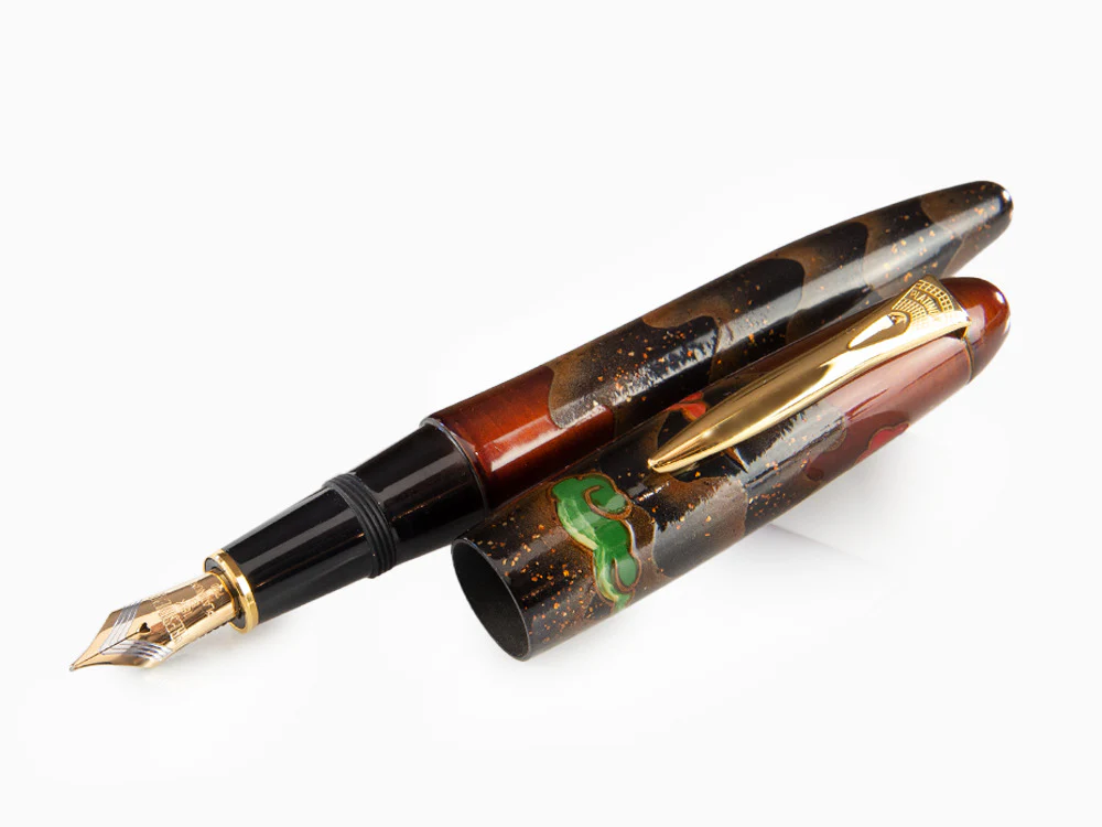 Platinum Izumo Fountain Pen Yakumo Byakudan, Maki-e - Image 4