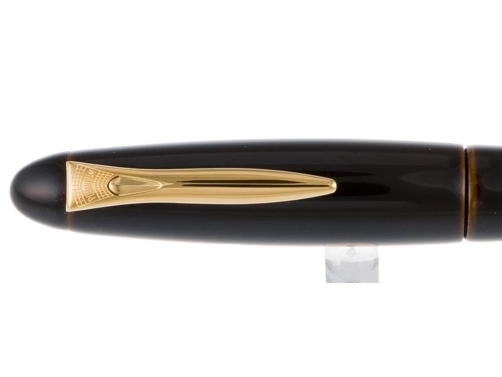 Platinum Izumo Fountain Pen, Yellow, Ebonite, Tamenuri PIZ-55000-30 - Image 10
