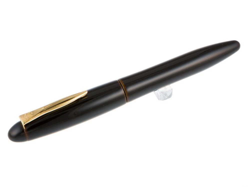 Platinum Izumo Fountain Pen, Yellow, Ebonite, Tamenuri PIZ-55000-30 - Image 3