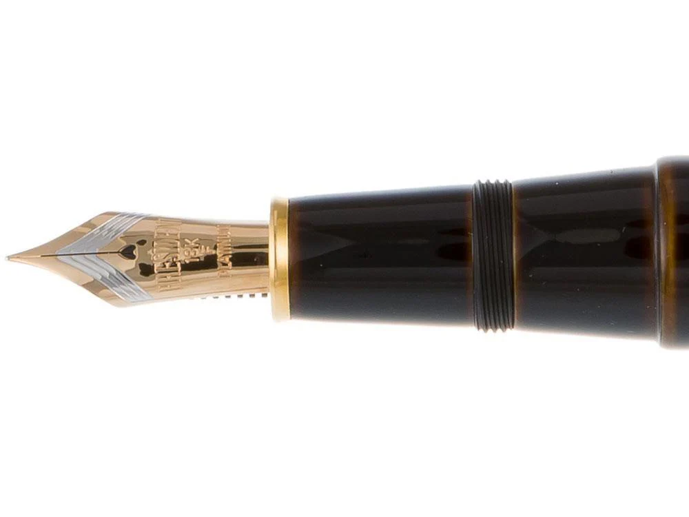 Platinum Izumo Fountain Pen, Yellow, Ebonite, Tamenuri PIZ-55000-30 - Image 7