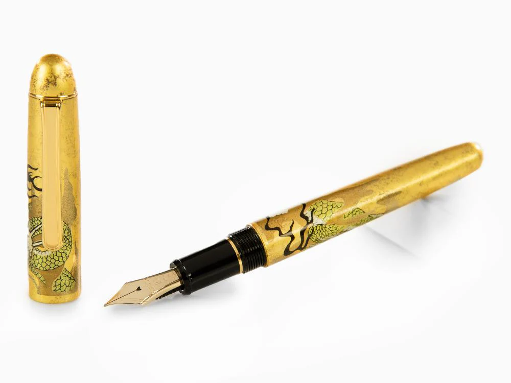 Platinum Kanazawa Maki-e Fountain Pen, Ascending Dragon, PNB-35000H-57 - Image 2