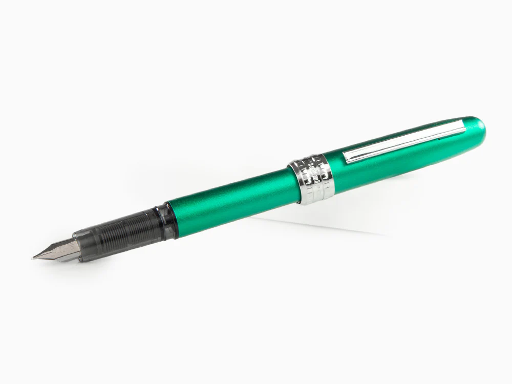Platinum Plaisir Fountain Pen, Aluminium, Teal Green 2020, PGB-1500-45 - Image 4