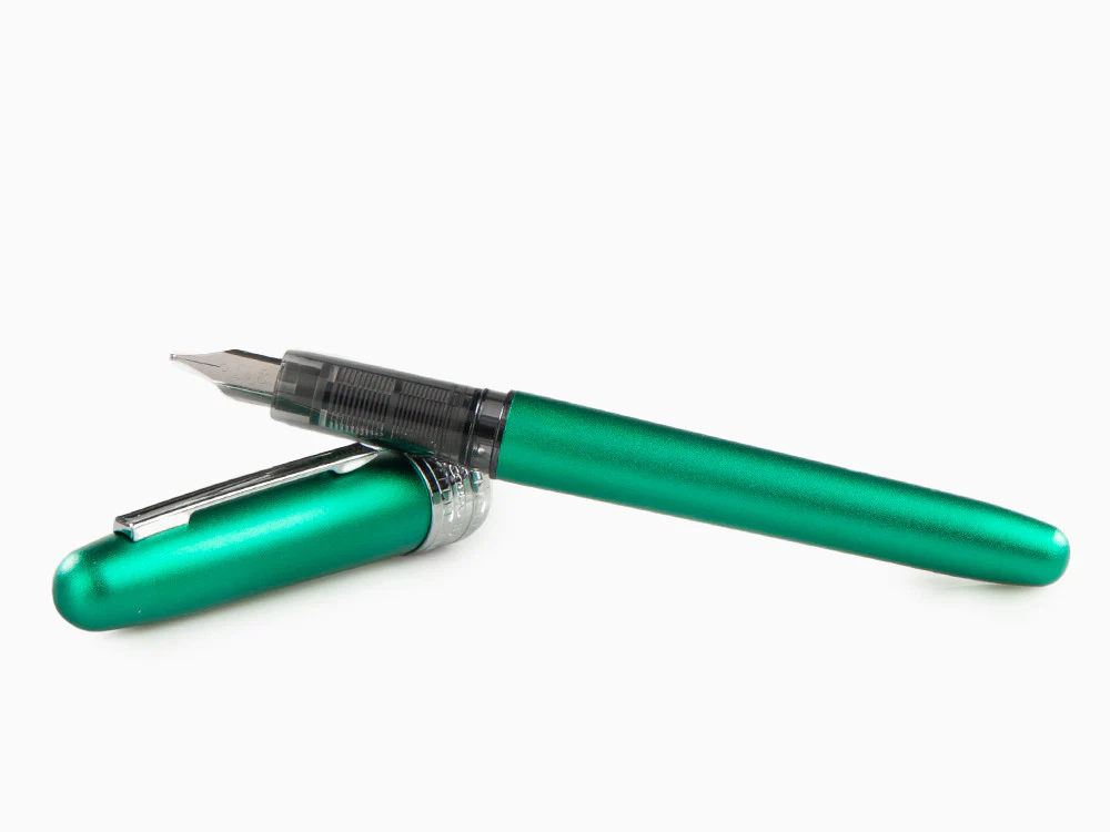 Platinum Plaisir Fountain Pen, Aluminium, Teal Green 2020, PGB-1500-45 - Image 7