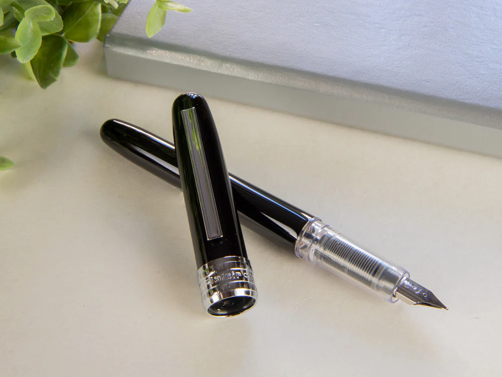 Platinum Plaisir Fountain Pen, Anodized aluminium, Black, PGB-1000-1 - Image 7