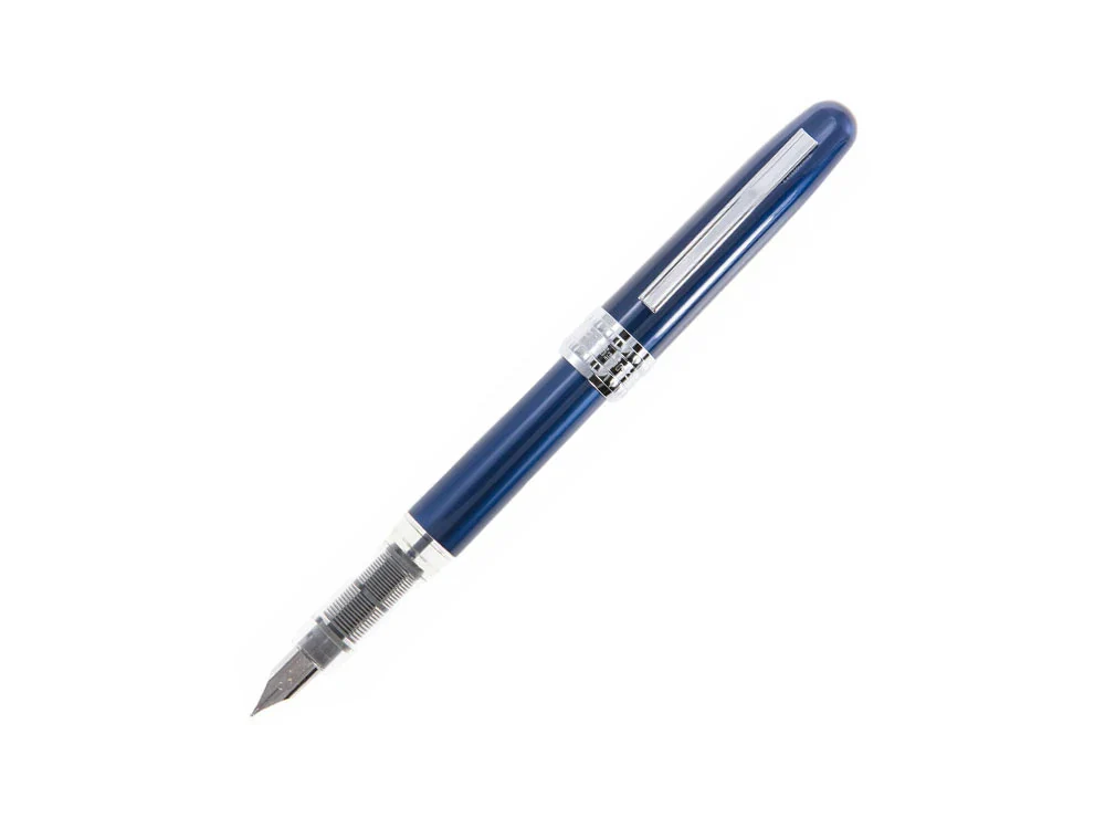 Platinum Plaisir Fountain Pen, Anodized aluminium, Blue, PGB-1000-56 - Image 7