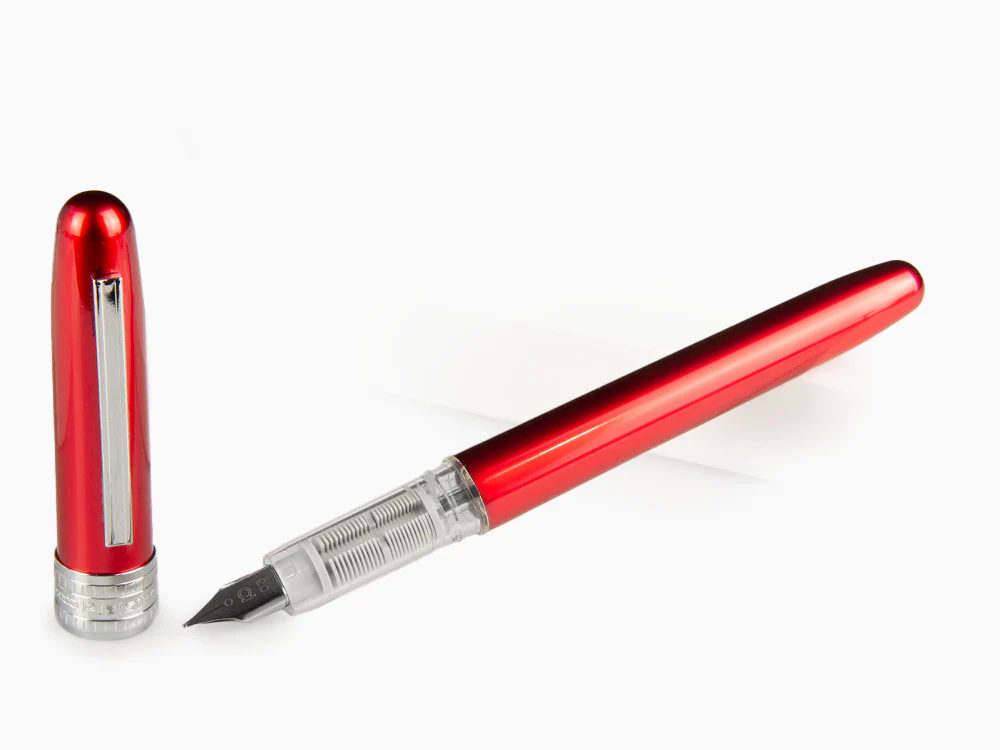 Platinum Plaisir Fountain Pen, Anodized aluminium, Red, PGB-1000-70 - Image 2