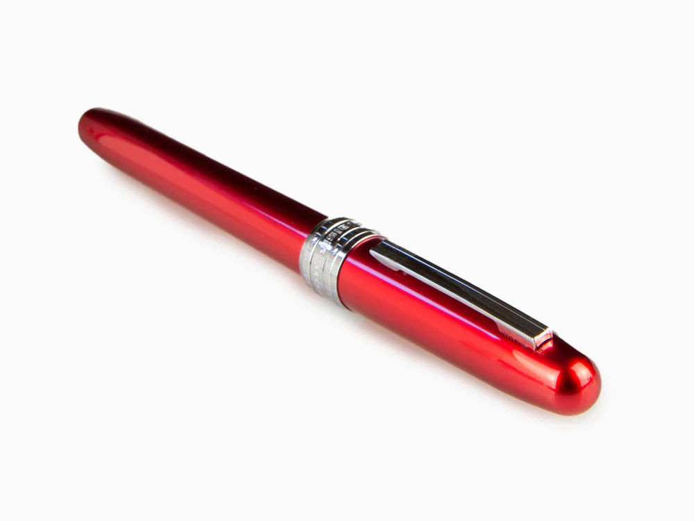 Platinum Plaisir Fountain Pen, Anodized aluminium, Red, PGB-1000-70 - Image 6