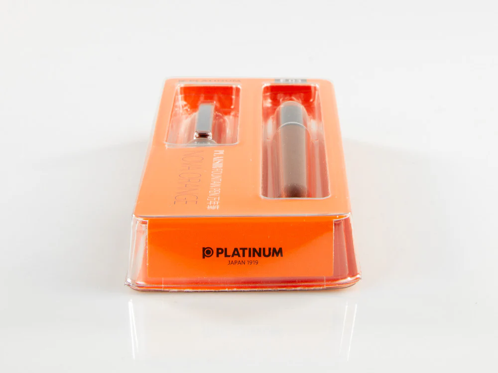 Platinum Plaisir Fountain Pen Nova Orange, Aluminium, PGB-1000-25 - Image 4