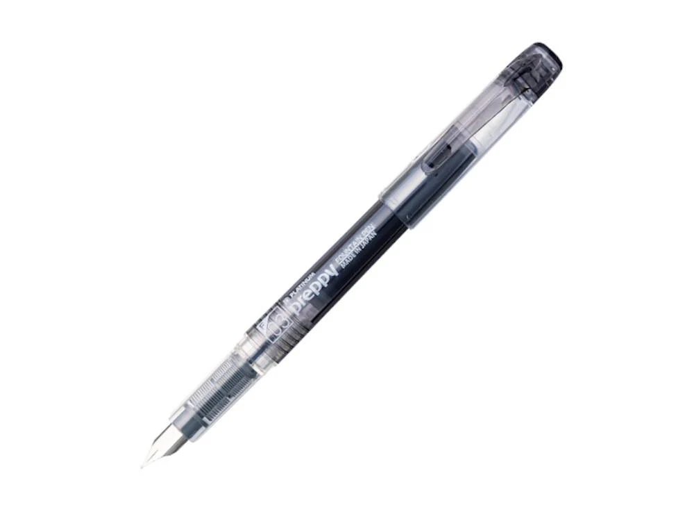 Platinum Preppy Fountain Pen, Polycarbonate, Black, PSQ-300-1 - Image 2