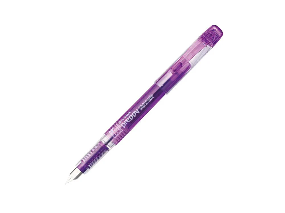 Platinum Preppy Fountain Pen, Polycarbonate, Violet, PSQ-300-28 - Image 2
